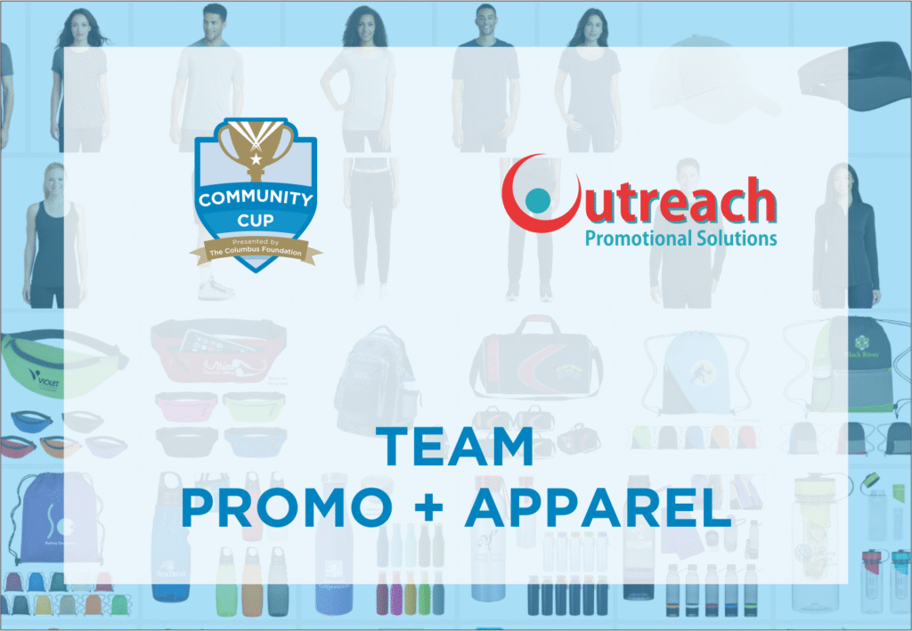 Team Promo Products and Apparel for the Community Cup